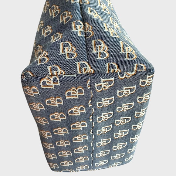 Dooney & Bourke Jenna Signature Collection Logo Tassel Tote Bag - Picture 11 of 14